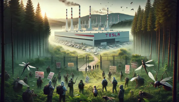 Tesla Temporarily Shuts Factory Down as Environmentalists Call the Company a Sham